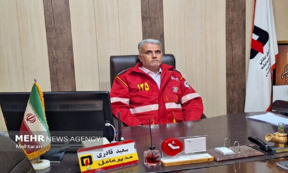 آتش سوزی کارگاه بسته بندی کارتن در کهریز کرمانشاه
