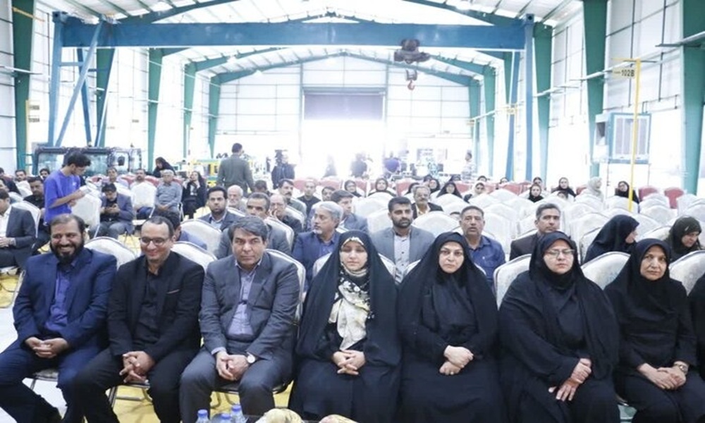 خط تولید ماشین‌آلات سنگین صنعتی در زرند افتتاح شد